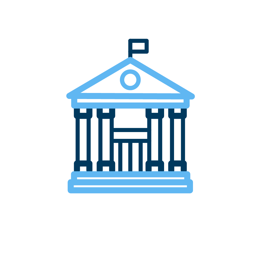 Government building graphic, link to Vendor Opportunities page